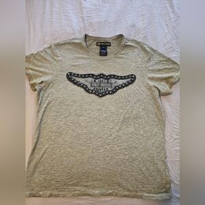 Harley-Davidson Gray Graphic T-Shirt